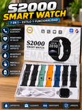 Smartwatch S2000 con 7 correas intercambiables